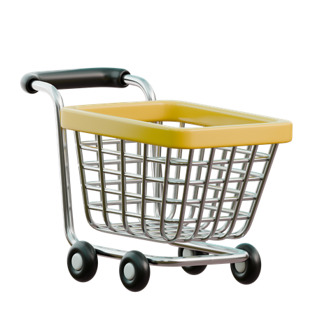 Shopping Trolly  3D Icon