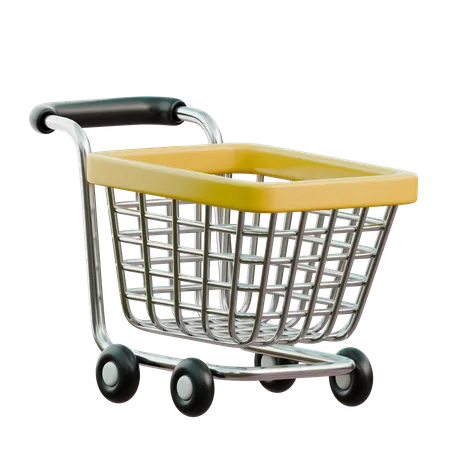 Shopping Trolly  3D Icon