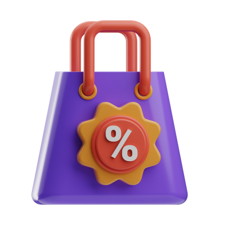 Vente d'achats  3D Icon