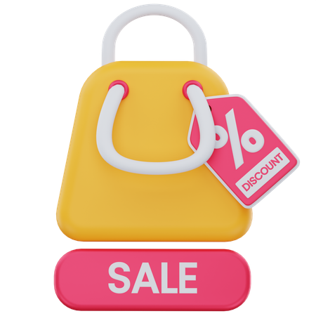Vente d'achats  3D Icon