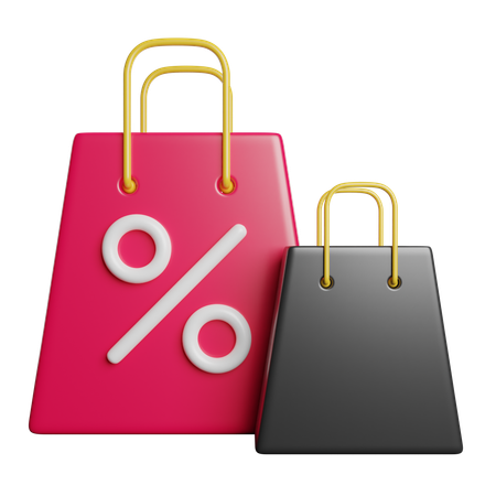 Vente d'achats  3D Icon