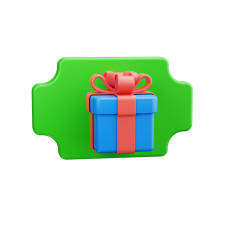 Shopping voucher  3D Icon