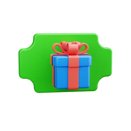 Shopping voucher  3D Icon