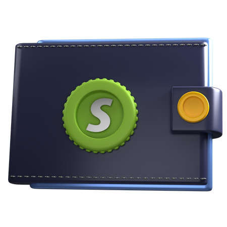 Shopping wallet  3D Icon