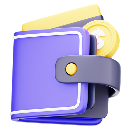 Shopping Wallet  3D Icon