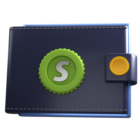 Shopping wallet  3D Icon