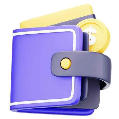 Shopping Wallet  3D Icon