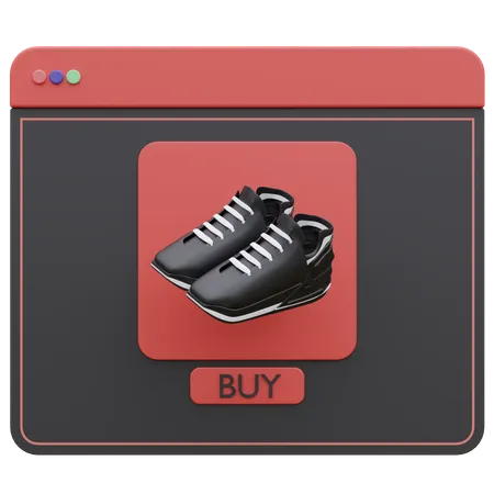 Ecommerce Platform Online Store Black Friday 3 D Illustration 3D Icon