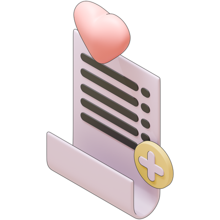Shopping Wishlist  3D Icon