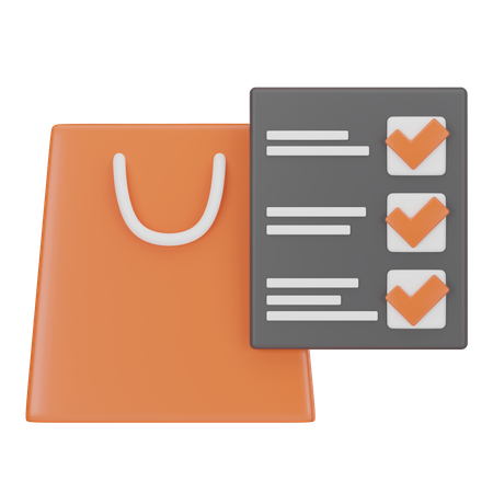 Shopping Wishlist  3D Icon