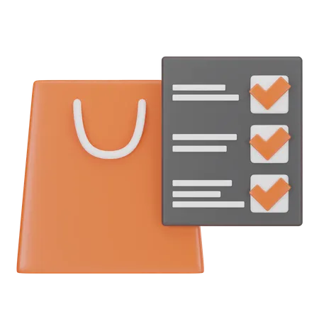 Shopping Wishlist  3D Icon