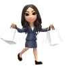 Shopping Woman With Paperbag