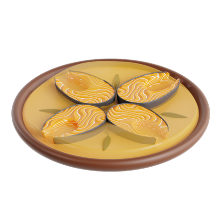 Shorshe ilish  3D Icon