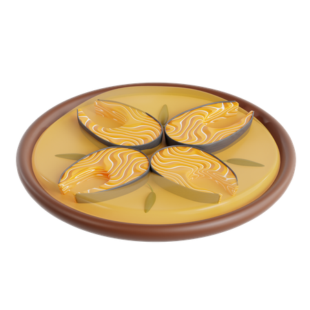 Shorshe Ilish  3D Icon