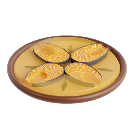 Shorshe Ilish  3D Icon