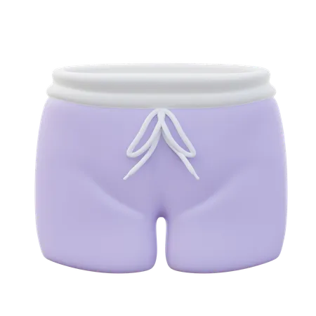 Short d'exercice femme  3D Icon