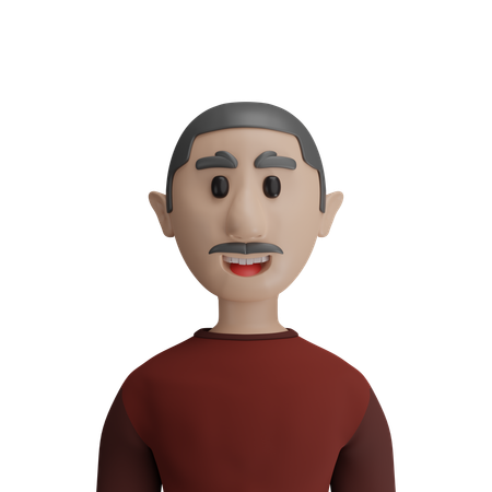 Short Hair Man  3D Icon