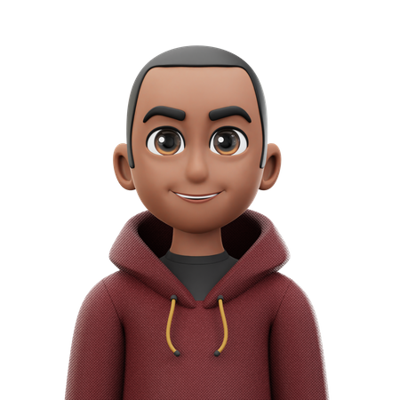 Short Hair Man  3D Icon