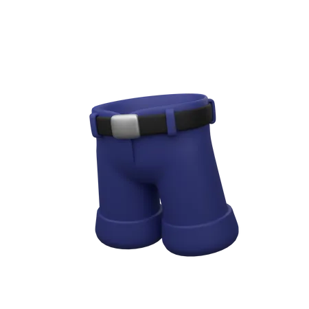 Short Pant  3D Icon
