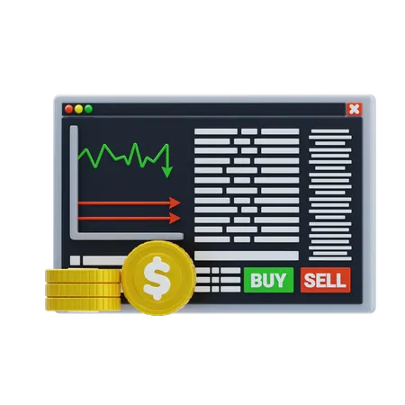 Short Selling  3D Icon