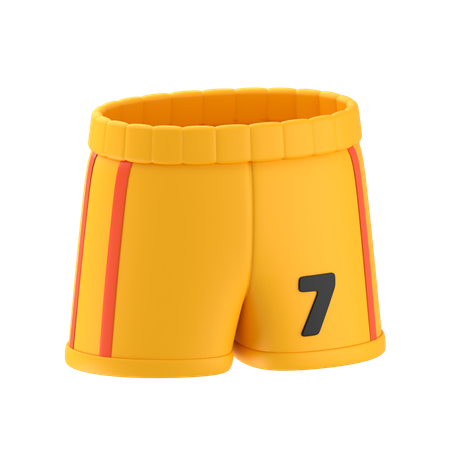 Shorts 7  3D Icon