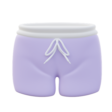Pantalones cortos de ejercicio de las mujeres  3D Icon