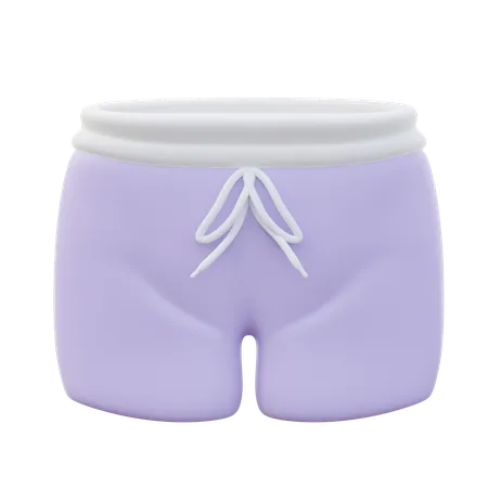 Pantalones cortos de ejercicio de las mujeres  3D Icon