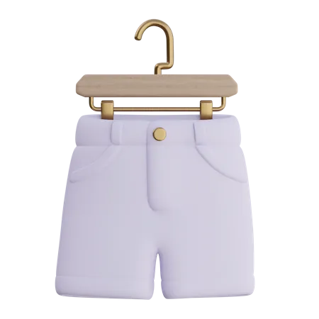 Pantalones cortos hombres  3D Icon