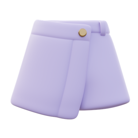 Pantalones cortos de mujer  3D Icon