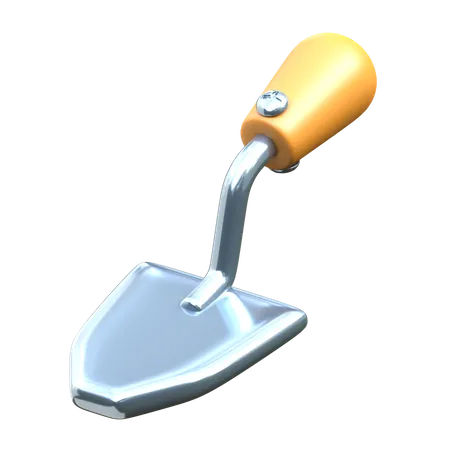 Shovel 3 D Archeology Icon 3D Icon