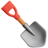 shovel 3d logo