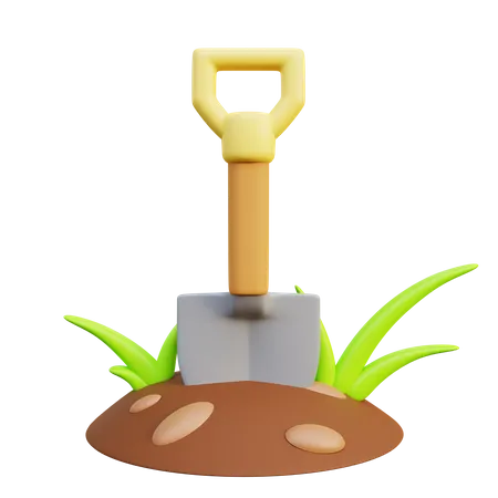 Shovel  3D Icon