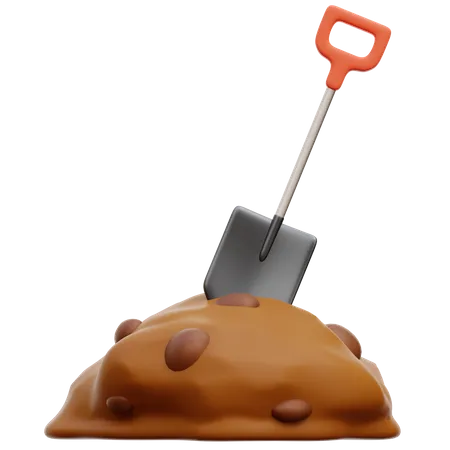 Shovel  3D Icon