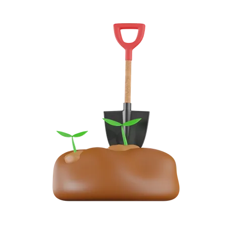 Shovel  3D Icon