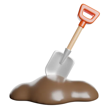 Shovel  3D Icon