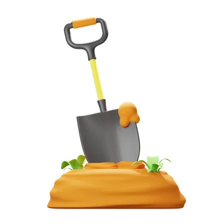 Shovel  3D Icon