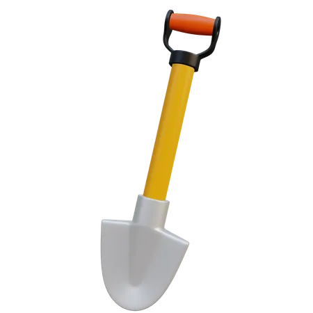 Shovel  3D Illustration