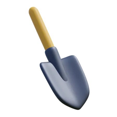 Shovel  3D Illustration