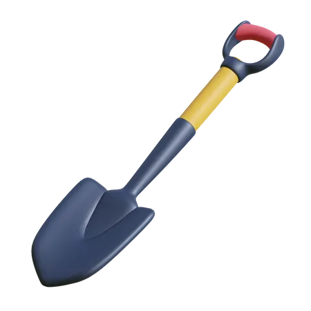 Shovel  3D Illustration