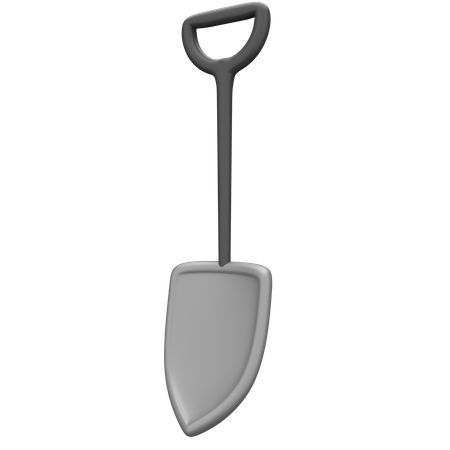 Shovel  3D Illustration