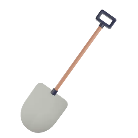Shovel Illustration Object 3 D Render 3D Illustration