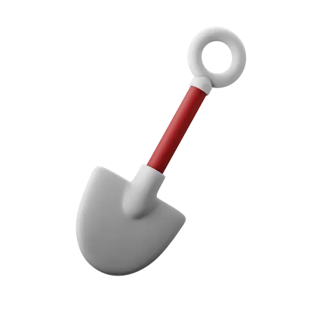Digging Shovel Tool Autumn Theme 3 D Icon Illustration 3D Icon