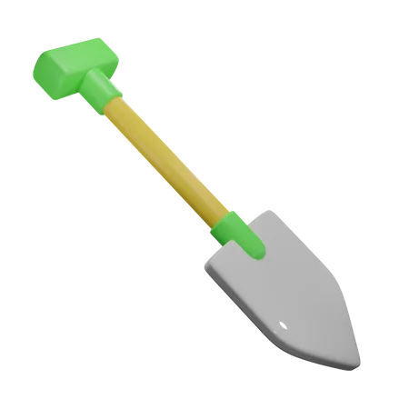 Shovel 3 D Illustration Icon With The Theme Of Farm And Agriculture 3D Icon