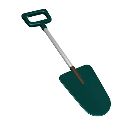 3 D Shovel Illustration 3D Icon