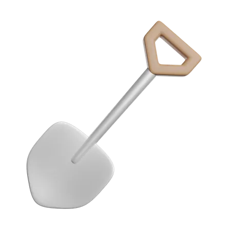Shovel Garden Equioment 3D Icon