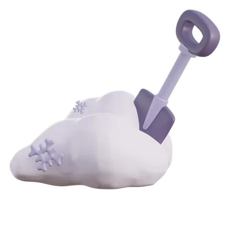 Shovel Snow  3D Icon