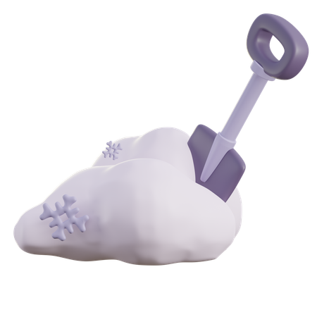 Shovel Snow  3D Icon