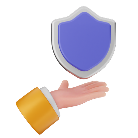 Show Shield Protection  3D Icon