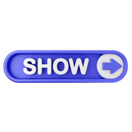 Show Text Button  3D Icon