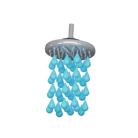 A Shower 3 D Icon 3D Icon